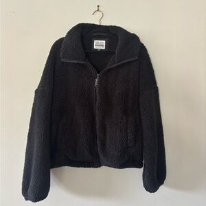 American Eagle Outfitters Black Fleece Jacket
